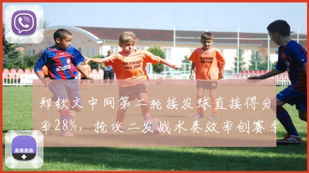 郑钦文中网第二轮接发球直接得分率28%，抢攻二发战术奏效率创赛季新高